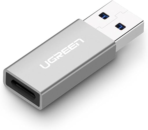 محول USB نوع سي الى يو اس بي من يوجرين، محول USB C انثى الى USB-A 3.0 ذكر، سينتيك انثى USB-C الى USB 3.0 ذكر، متعدد الألوان